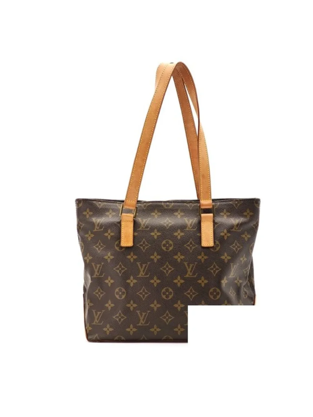 Louis Vuitton Cabas Piano Monogram Canvas Brown Shoulder Tote Bag